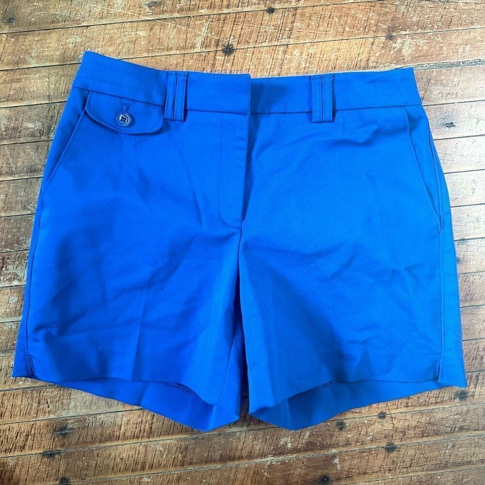 White House Black Market blue 5” beachy normcore shorts